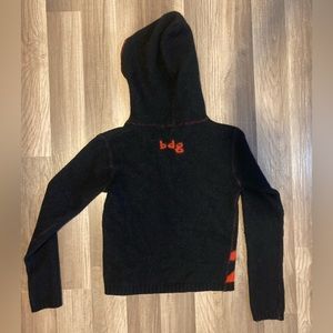 Vintage bdg Guaranteed Tough Black Sweater 80% Wool Size S